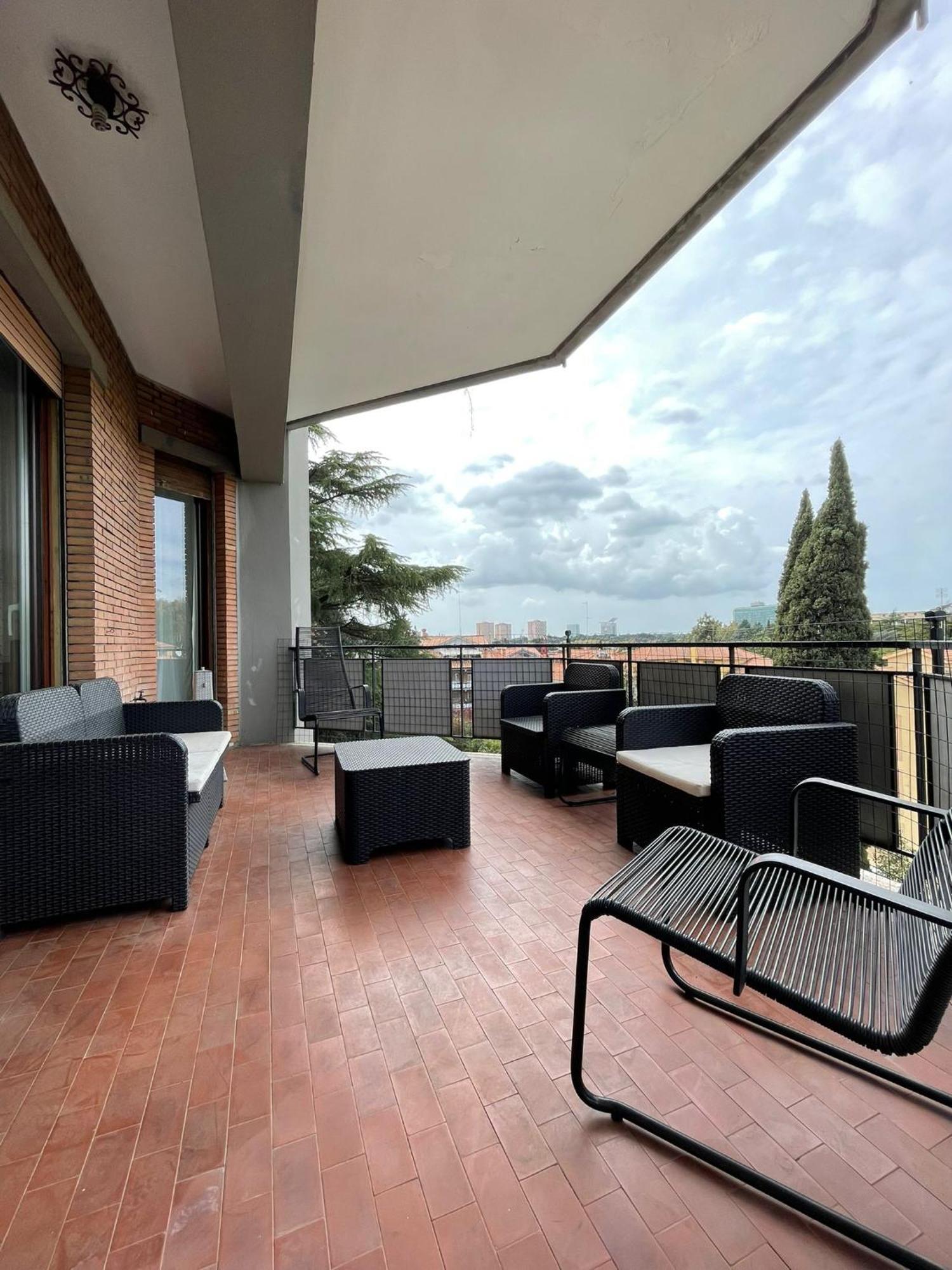 Eur Centro Lux Apartment Con Camino Рим Екстериор снимка