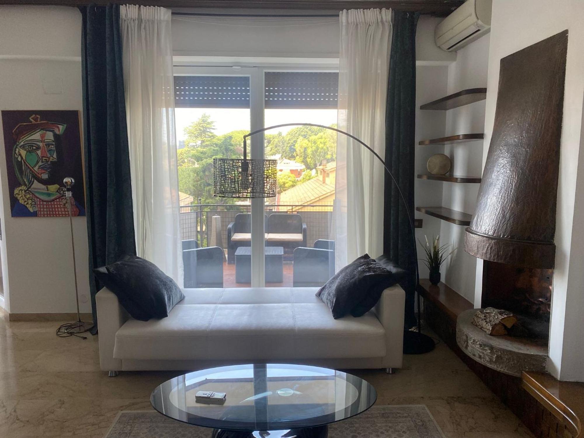 Eur Centro Lux Apartment Con Camino Рим Екстериор снимка